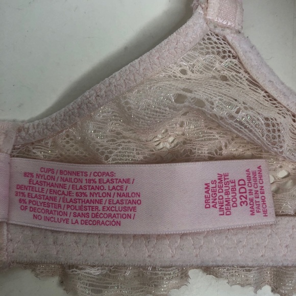 Victoria’s Secret Dream Angels Bra Lined Demi Mint DD - Picture 12 of 15